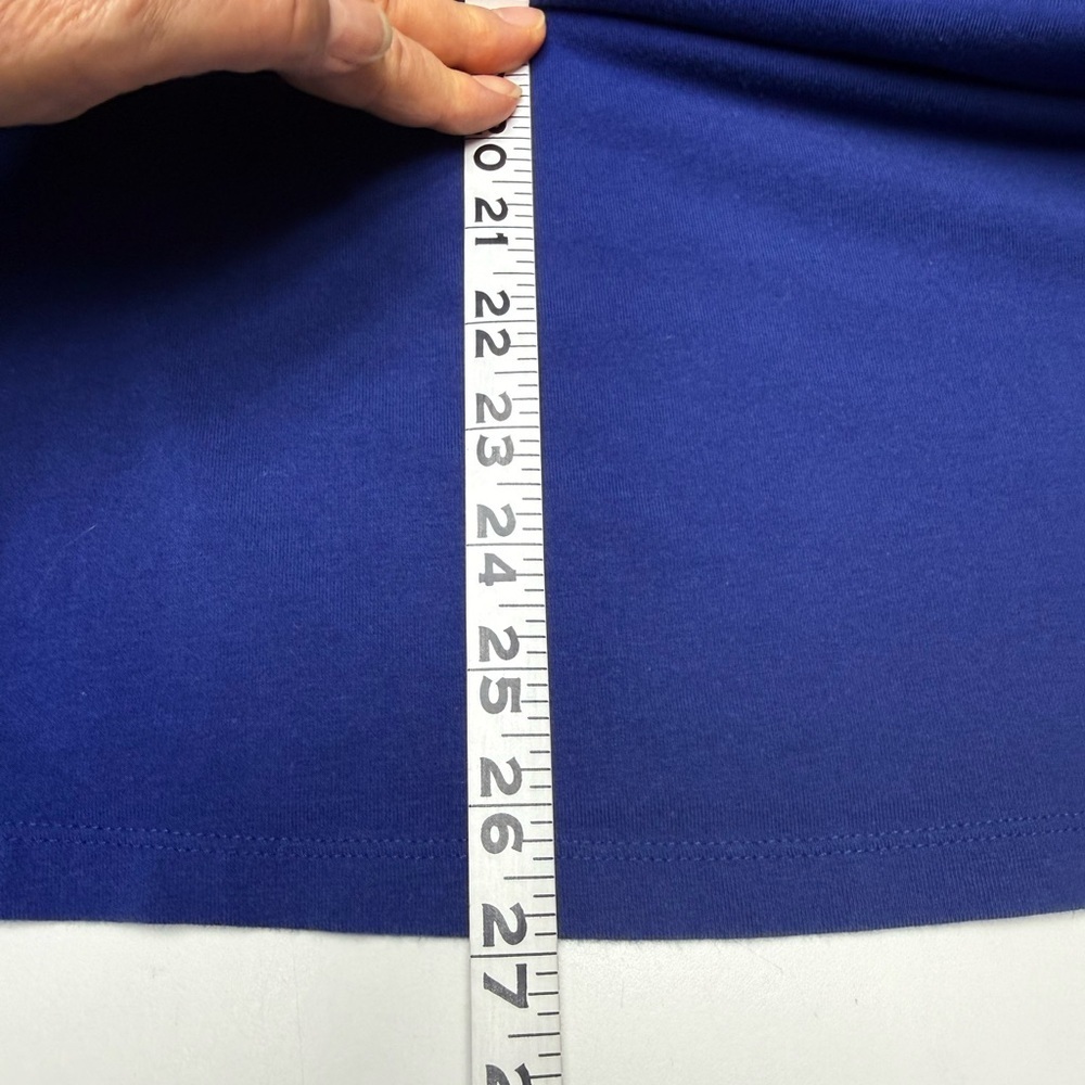D&Co L Mock Turtle Neck with beautiful button cuff detail. Tunic length. - Picture 7 of 8